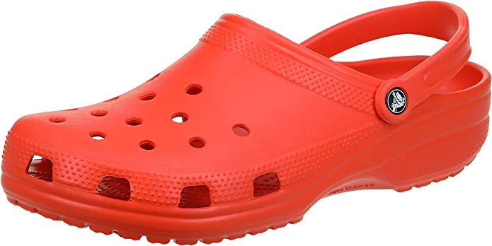 Red (Crocs Unisex-Adult Classic Clogs)
