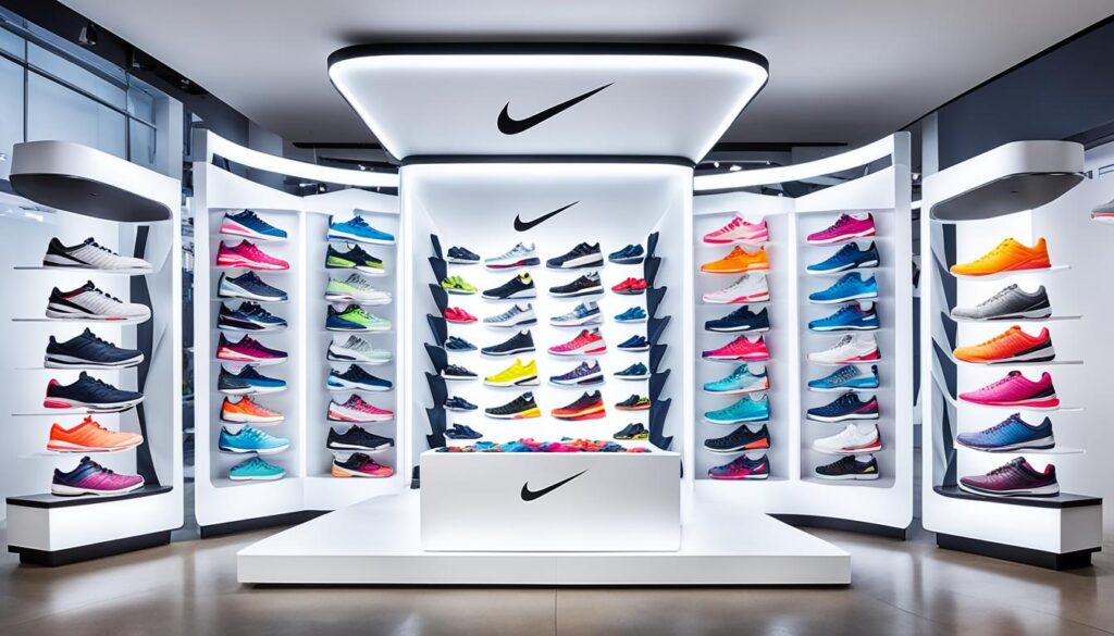 Designer Sports Footwear on Display